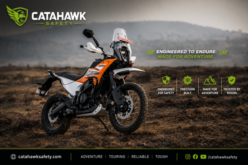 KTM Adventure accessories & crash guard by Catahawk Safety