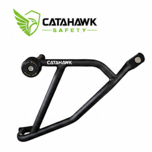 Catahawk Safety Royal Enfield Scram 411 crash guard V1 black heavy duty engine protector