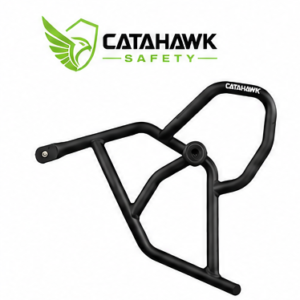 Catahawk Safety Royal Enfield Scram 411 crash guard V2 heavy duty black engine protector