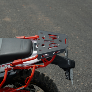 Hero XPulse 210 red rear luggage carrier by Catahawk Safety heavy duty touring back rack