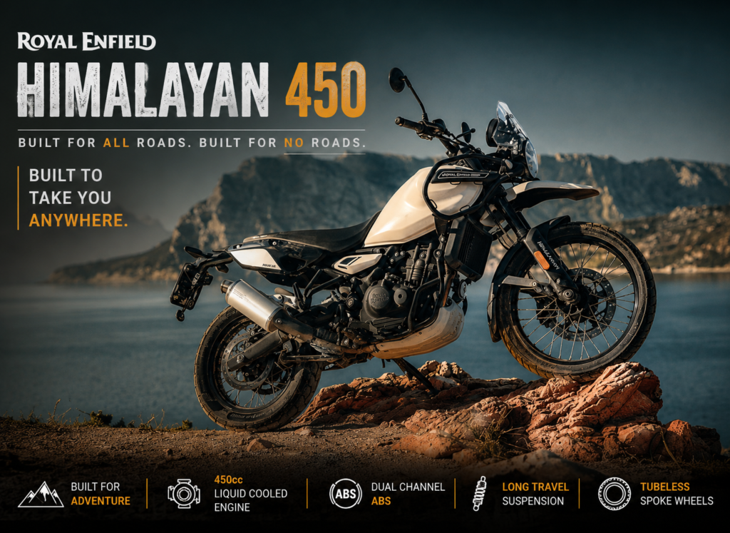 Himalayan 450 accessories & crash guard by Catahawk Safety