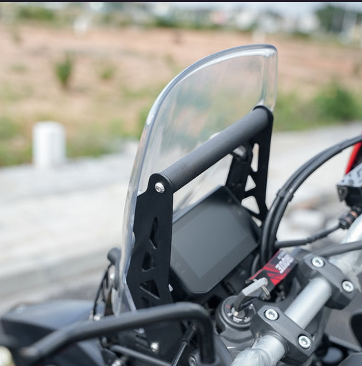 Hero XPulse 210 GPS mount bar by Catahawk Safety navigation holder bracket for adventure touring